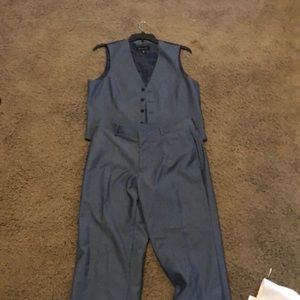 Blue Vest and Pants